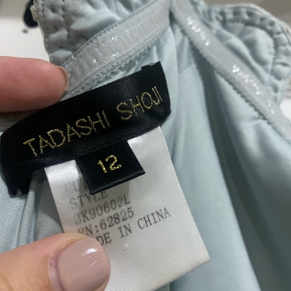 Tadashi Lace gown Dress Sz 12 - Picture 5 of 10